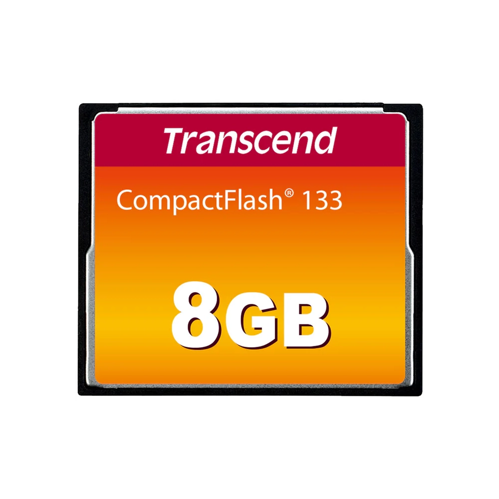Transcend Compact Flash Card 8GB 133 (Open Box)